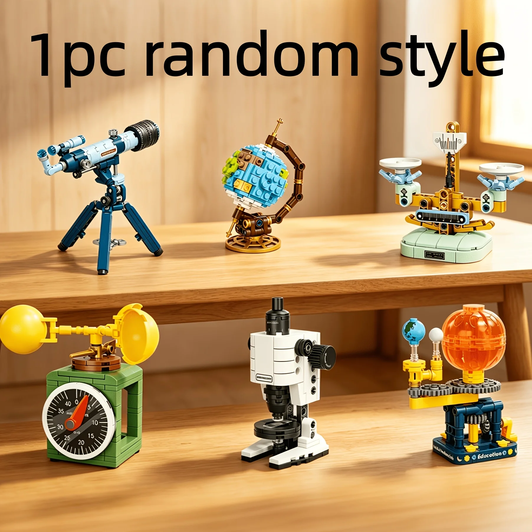 1 Random Style Science Experiment Building Block Model. Exercise Hands-On Skills, Stimulate Children's Desire for Exploration, Relieve Irritability, Stimulate Creativity and Brain Development, Enhance Parent-Child Interaction, Suitable for Game Interaction, and Explore Knowledge. Ideal Holiday Gifts for Halloween, Christmas, School Gifts, and Other Occasions.