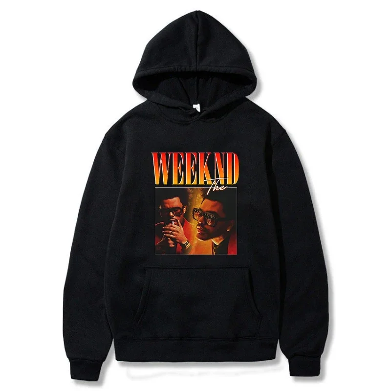 

2024 Spring Men's Hoodie The Weeknd 2.0 90s Vintage Unisex Pullover Men Vintage Graphic Hoody Tops Oversize Streetwear Clothing