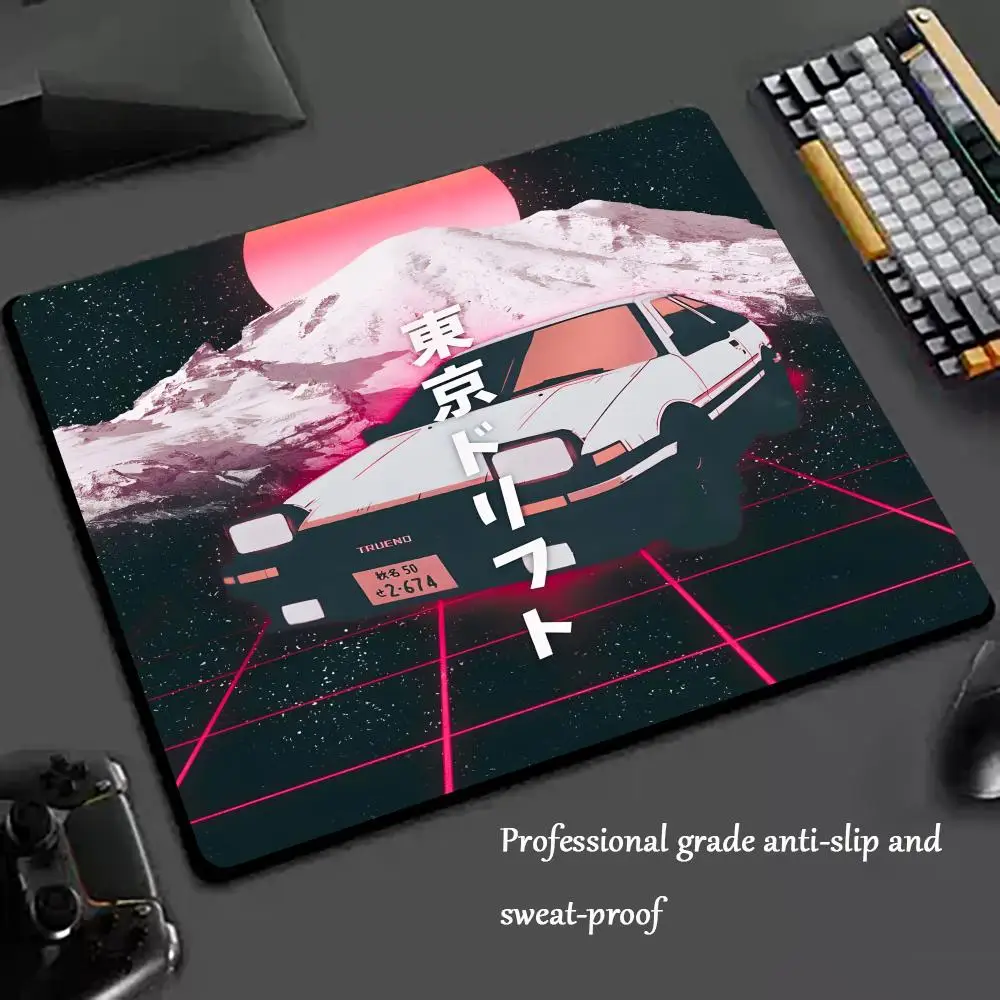 Anime AE86 l-Init-ials D Cool Mouse Pad Cartoon rubber Small mouse pad desktop computer office keyboard e-sports ROGs game