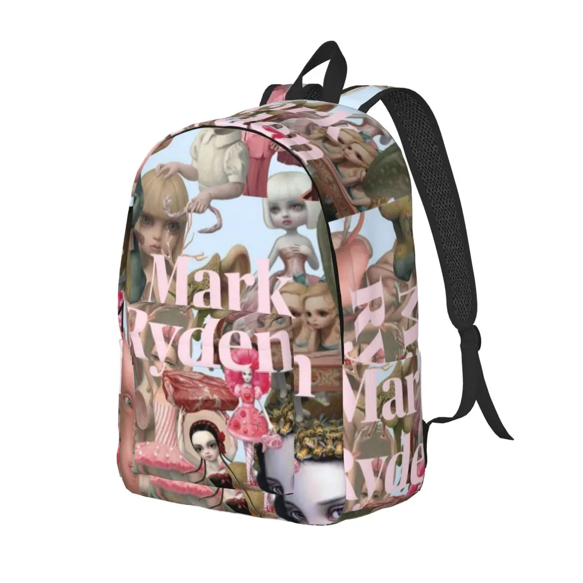 Mark Ryden Doll Backpack Elementary High College School Student Bookbag Men Women Daypack Hiking