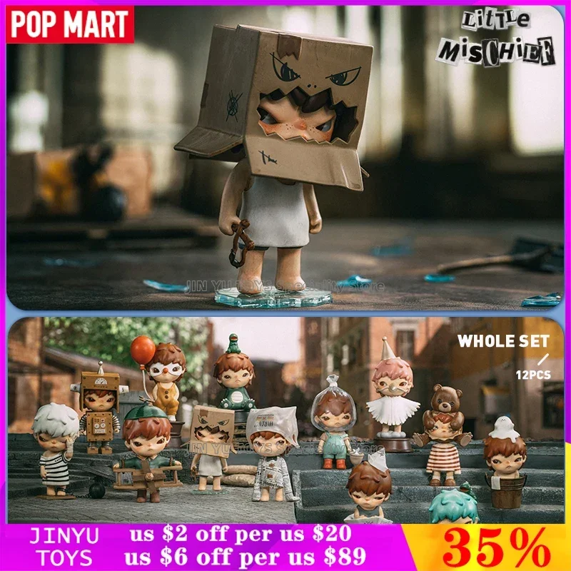 

POP MART Hirono Little Mischief Series Mystery Box CollectibleAction Figurine Cute Girls Birthday Gift Children's Toy Collection