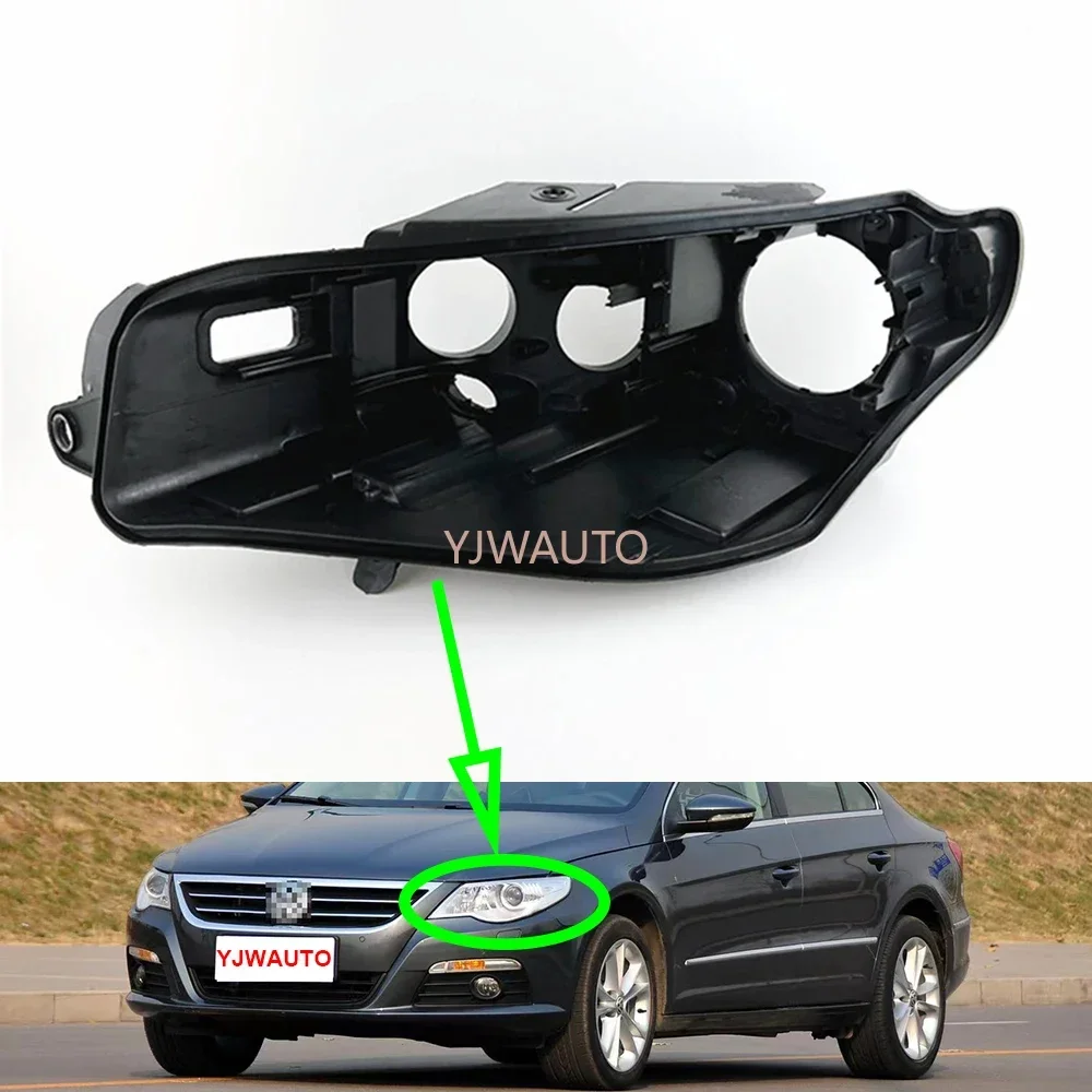 For VW Passat CC 2008 2009 2010 2011 2012 Headlamp House Car Headlight Base Rear Headlight Back Support