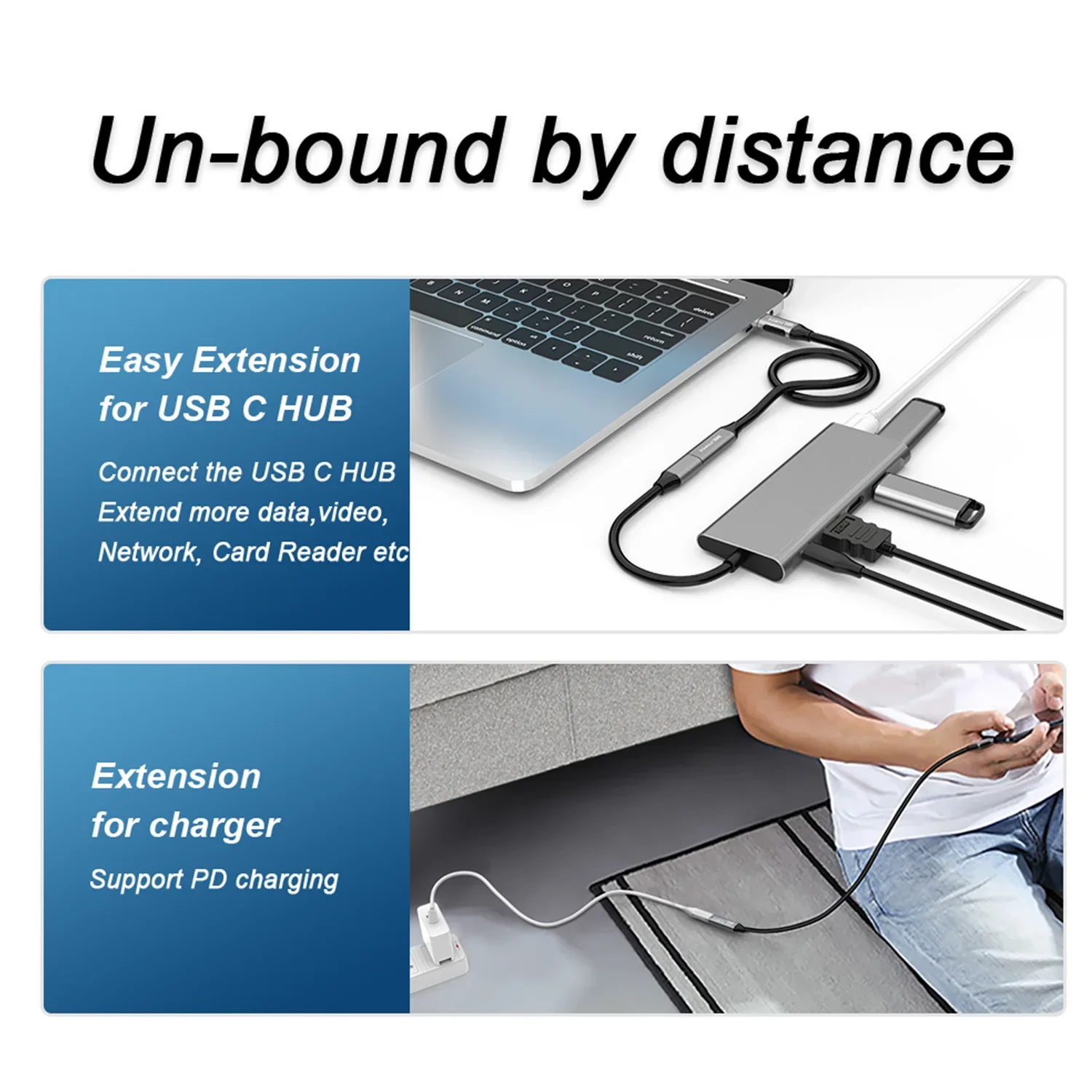 Кабель-удлинитель MSLFORCE USB3.2 Gen2 10 Гбит/с, USB 3,2