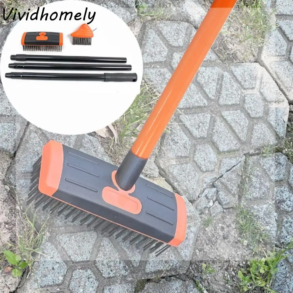 

Инструмент для удаления сорняков с регулируемой ручкой 3 в 1, 2, щетка для прополки с насадкой, ручная щелевая сменная насадка, проволочная щетка