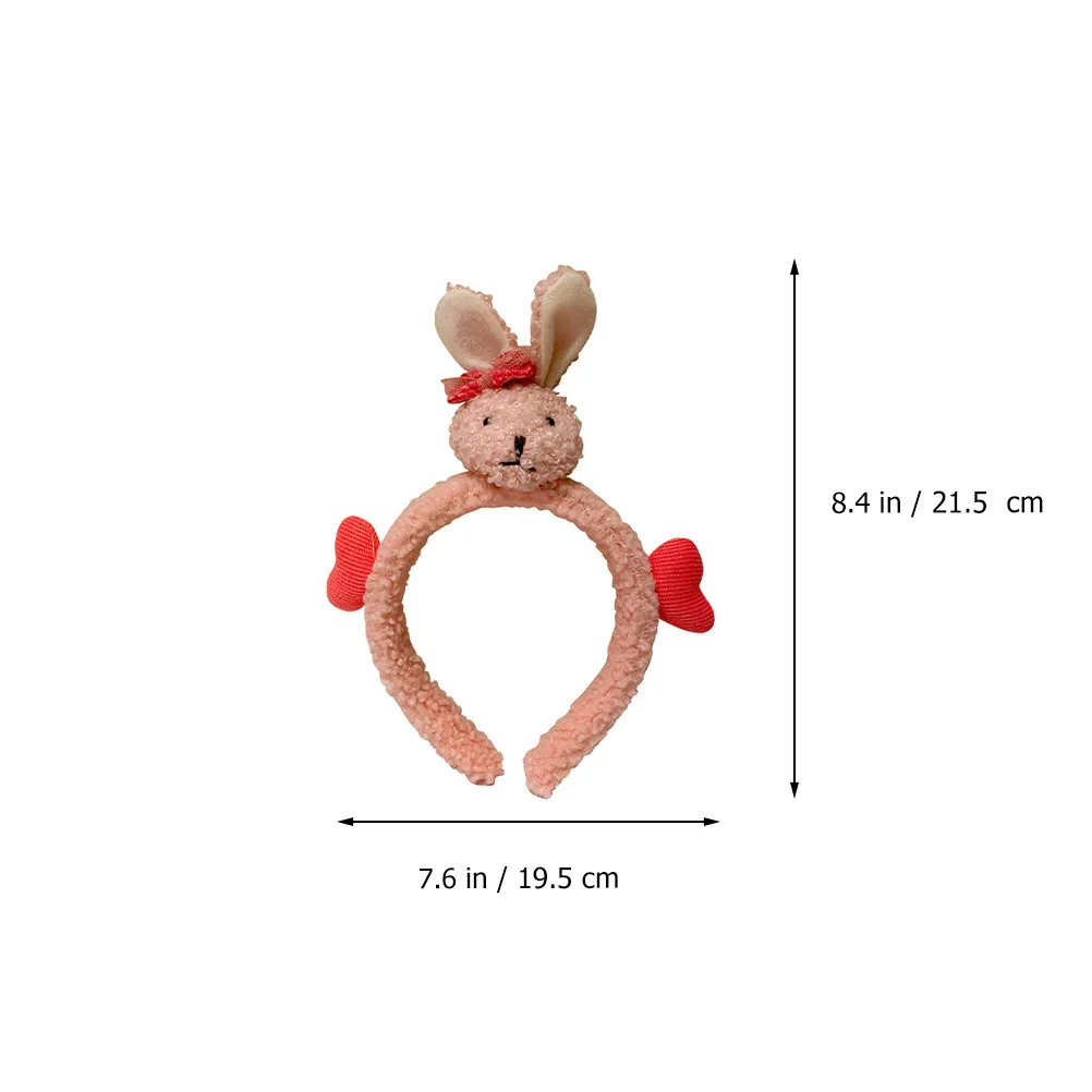 2Pcs Love Heart Animal Hair Band Sponge Headband Makeup Workout Party Hair Hoops Soft Comfortable Headwraps for Face Washing