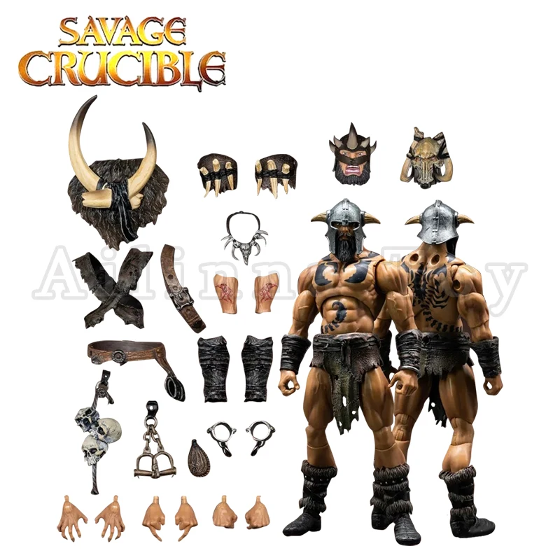 Harbinger Studios 1/12 7 بوصة عمل الشكل وحشية بوتقة Varnoks غير مقيد أنيمي نموذج للهدايا