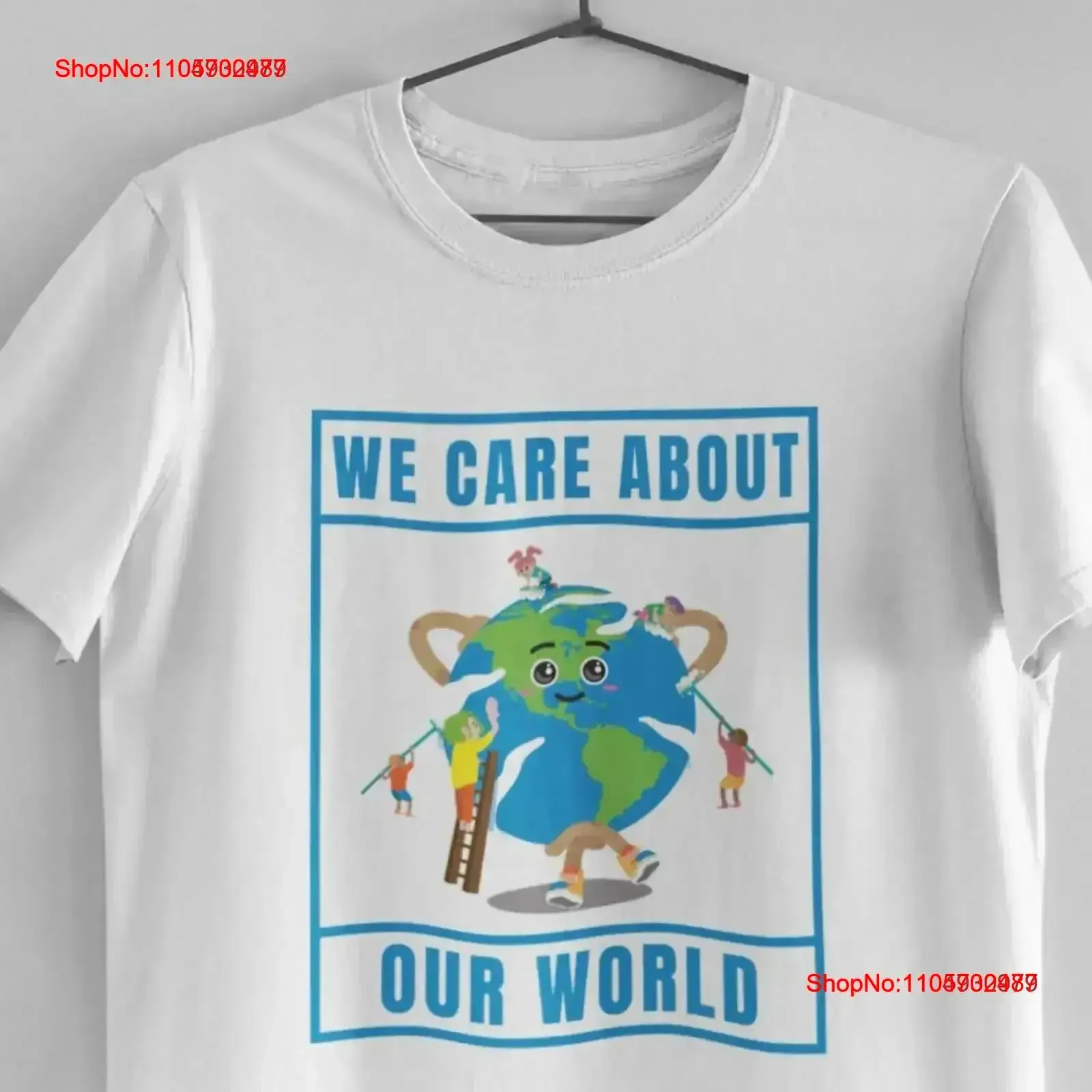 Save Our Planet T Shirt We Care About World Environmental Awareness Stay Eco Friendly vintage Washed fashion graphic vintage