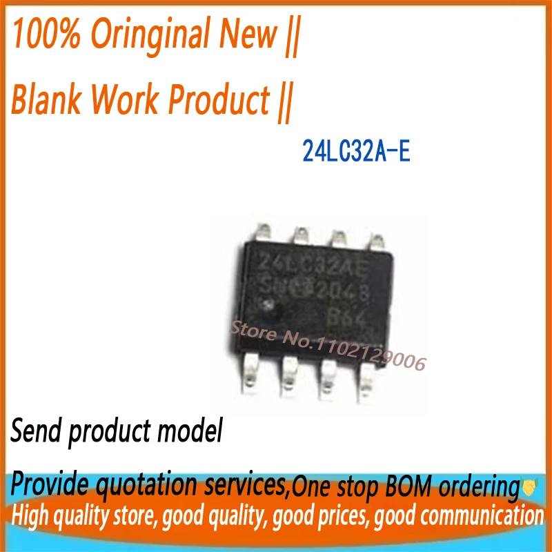 5-100pcs 24LC32A-E/SN 24LC32AT-E/SN 24LC32AT 24LC32A SOP8 100%New And Original