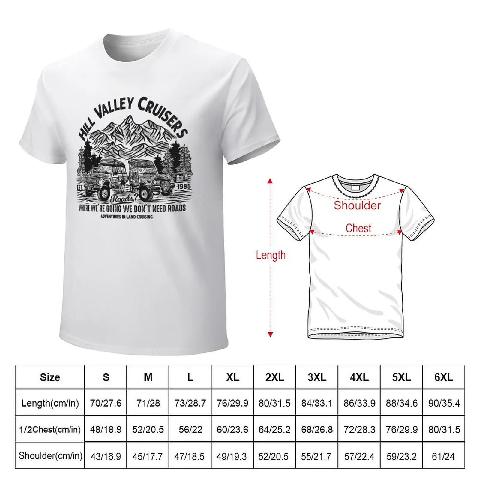 Hill Valley Cruisers T-Shirt anime tshirt cotton graphic tees graphic t shirts clothing for men