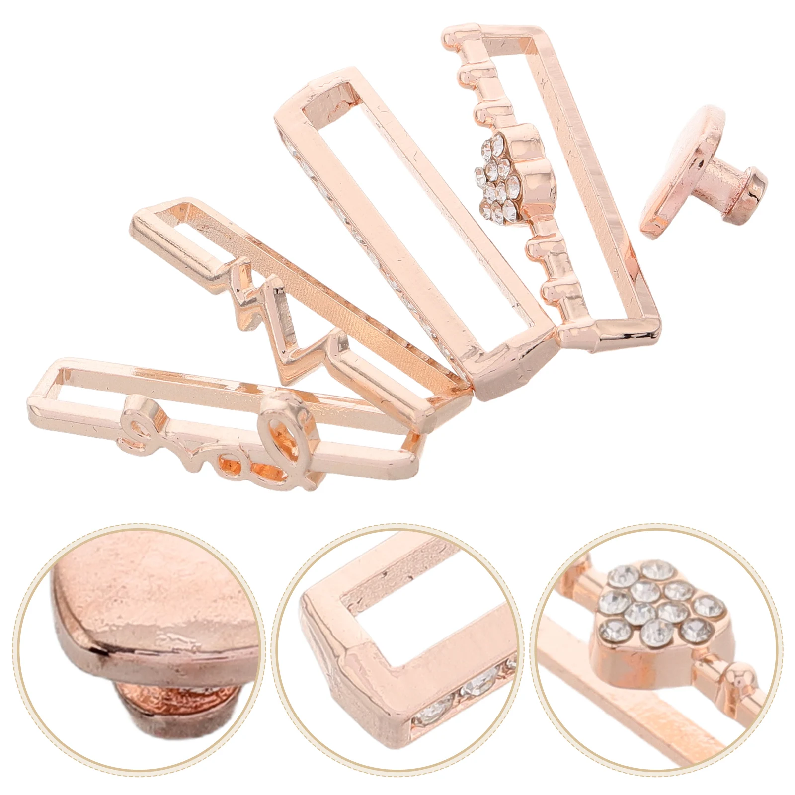 

Strap Decorative Ring Watch Band Rings Loops Charm Charms for Silicone Watchband