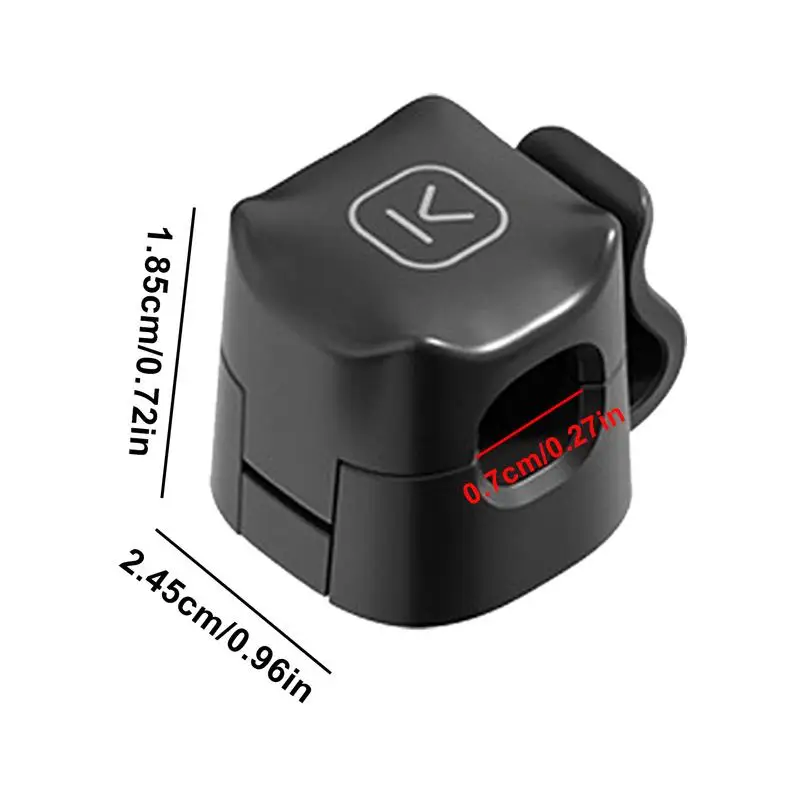 Cable Clips Portable Adhesive Cable Organizer Multifunctional Mini Compact Wire Clips For Cables Ties Organizer Accessories