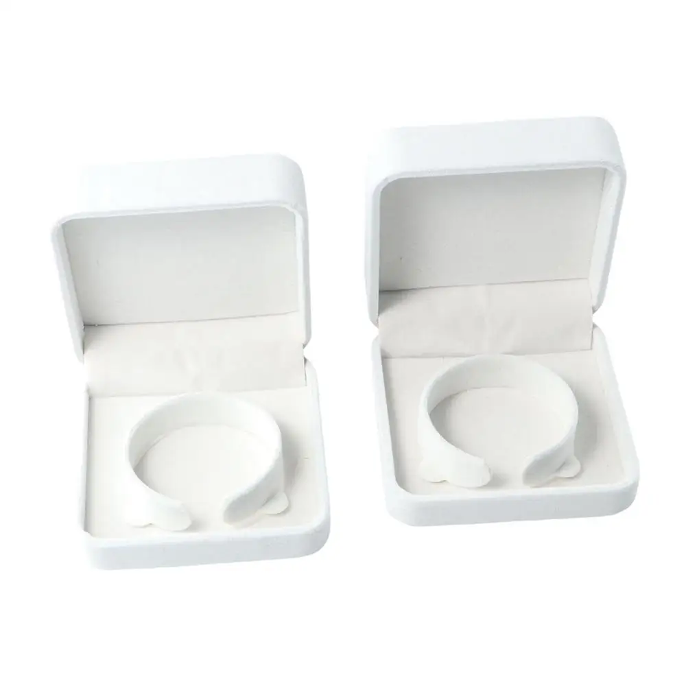 المكرر الطازجة الإسورة السفر قلادة صندوق تخزين عرض المجوهرات التعبئة المخملية صندوق مجوهرات هدية صندوق سوار حامل