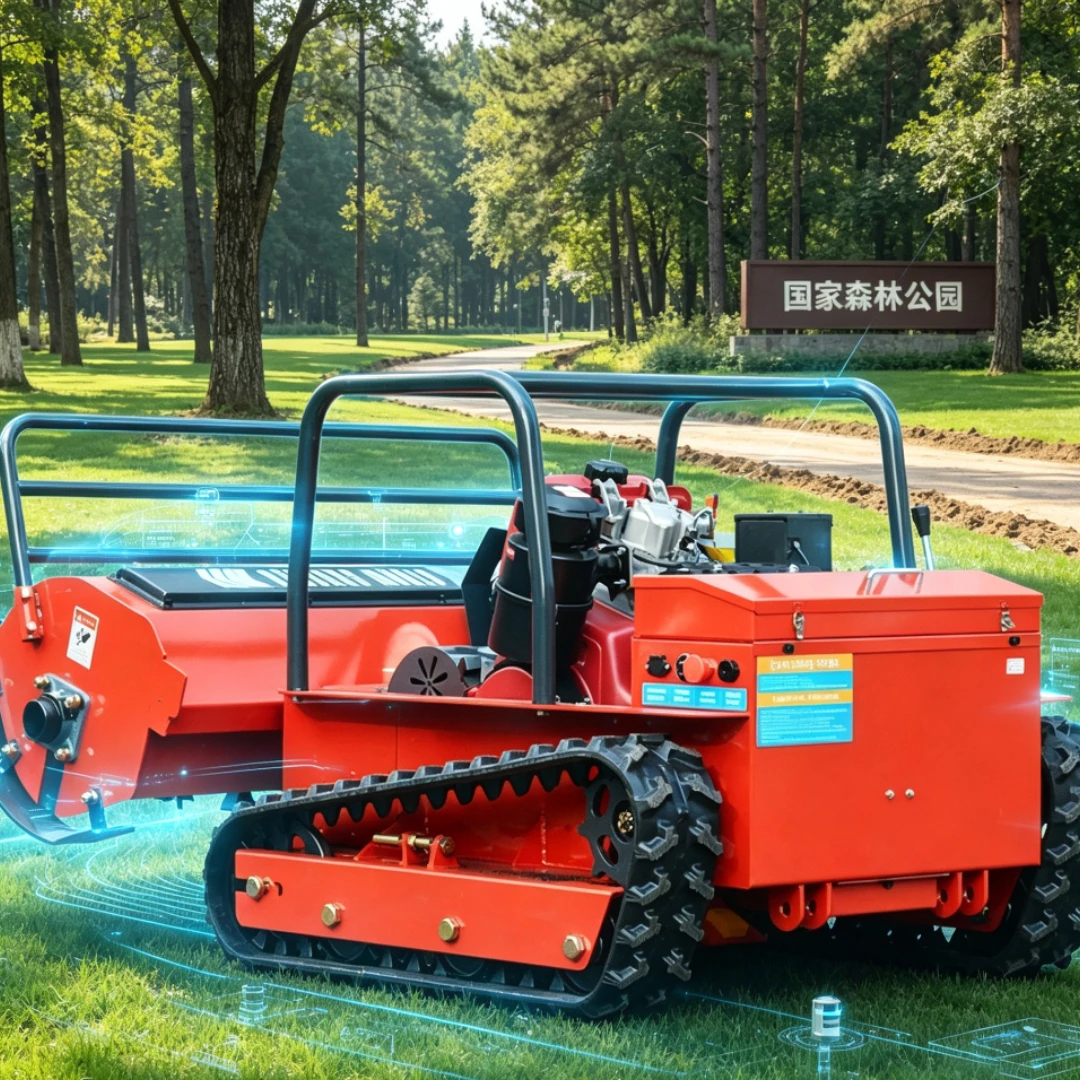 Customized lawn mower factory produces tracked remote control operation with CE EPA certificate, online customer service
