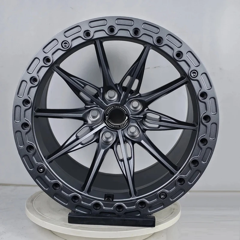 17x10.5 Fully Forged 6061‑T6 Deep Concave Beadlock Wheel Rim A90 MK5 Auto Exterior Parts