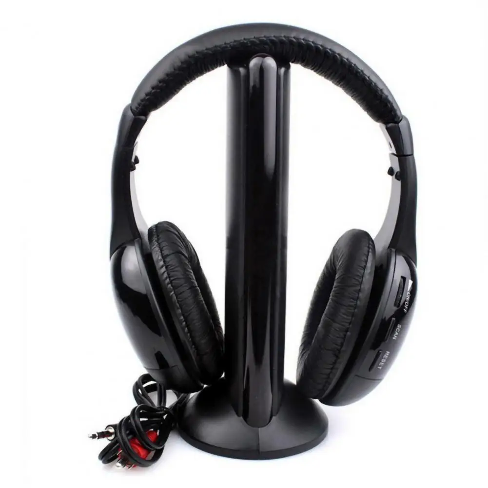 Practical  Wireless Headset Durable Wireless PC Headphone Transmitter Multifunctional Skin-friendly TV Headphone for Monitor