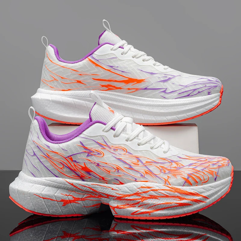 

Кроссовки для бега Marathon Carbon Plate Air Cushion: дышащие, легкие, удобные, нескользящие, для мужчин и женщин