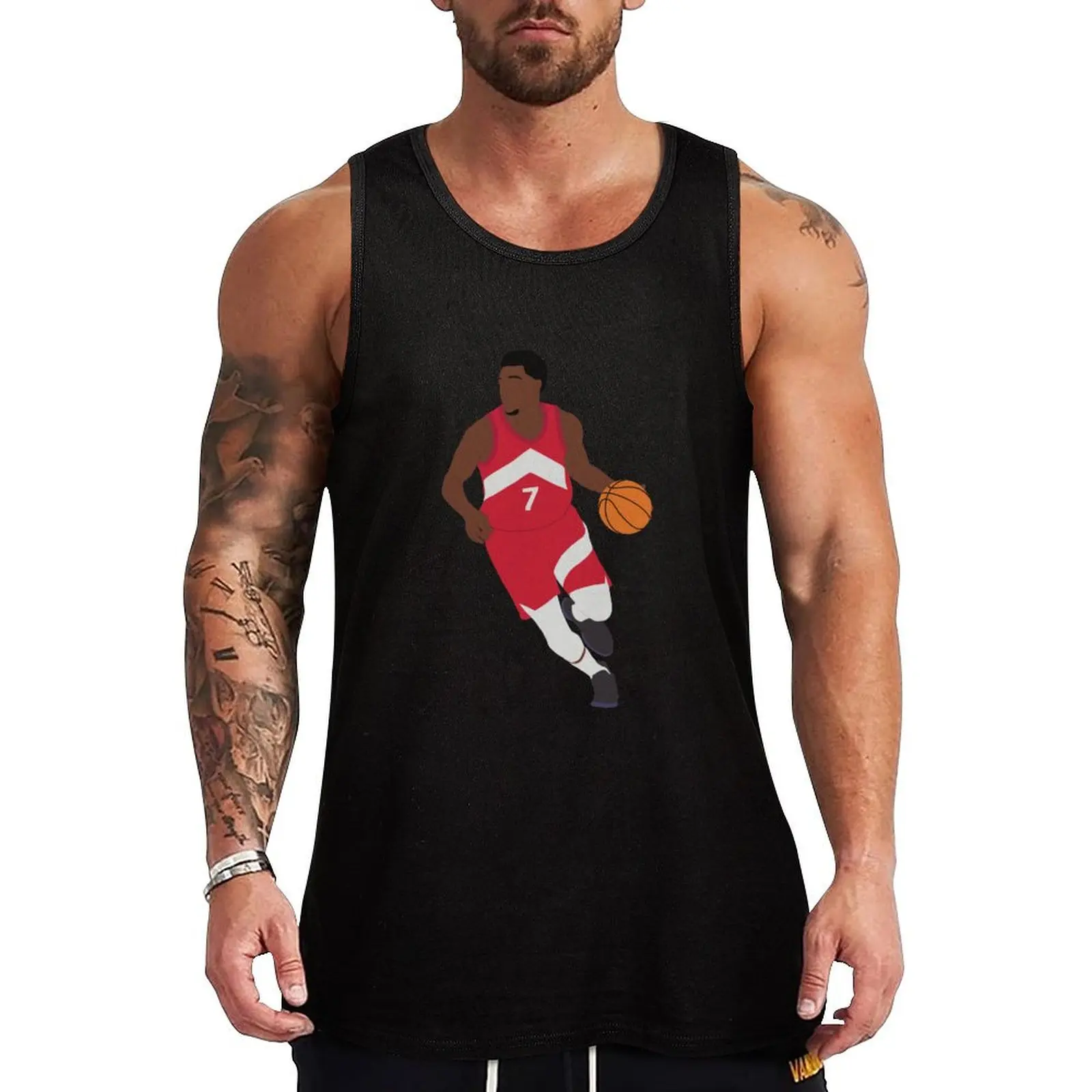 Kyle Lowry Tank Top new in tops & t-shirt Man summer clothes Men's sleeveless t-shirt