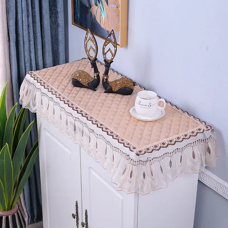 

New shoe cabinet cover cloth nail cabinet cover cloth chest cover cloth dustproof moisture-proof non-slip long stool cover