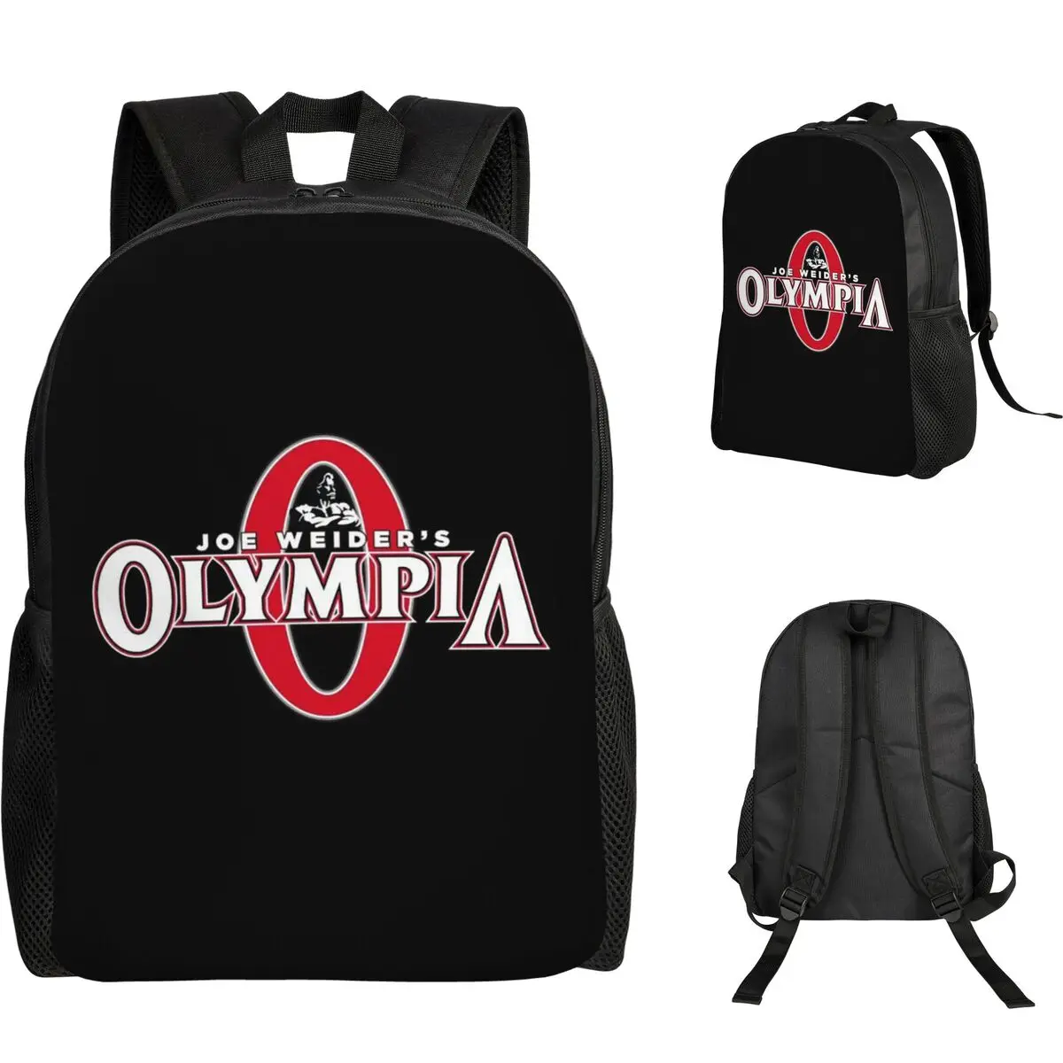Future Mr OLYMPIA Motivations Backpack Student Boys Girls BookBag School Bag Computer Shoulder Bags
