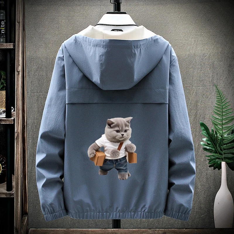 

Loose Casual Jaet for Boys Spring Autumn New Sle Korean Large Size Teenagers Workwear Polyester Fabric Faionable Youth