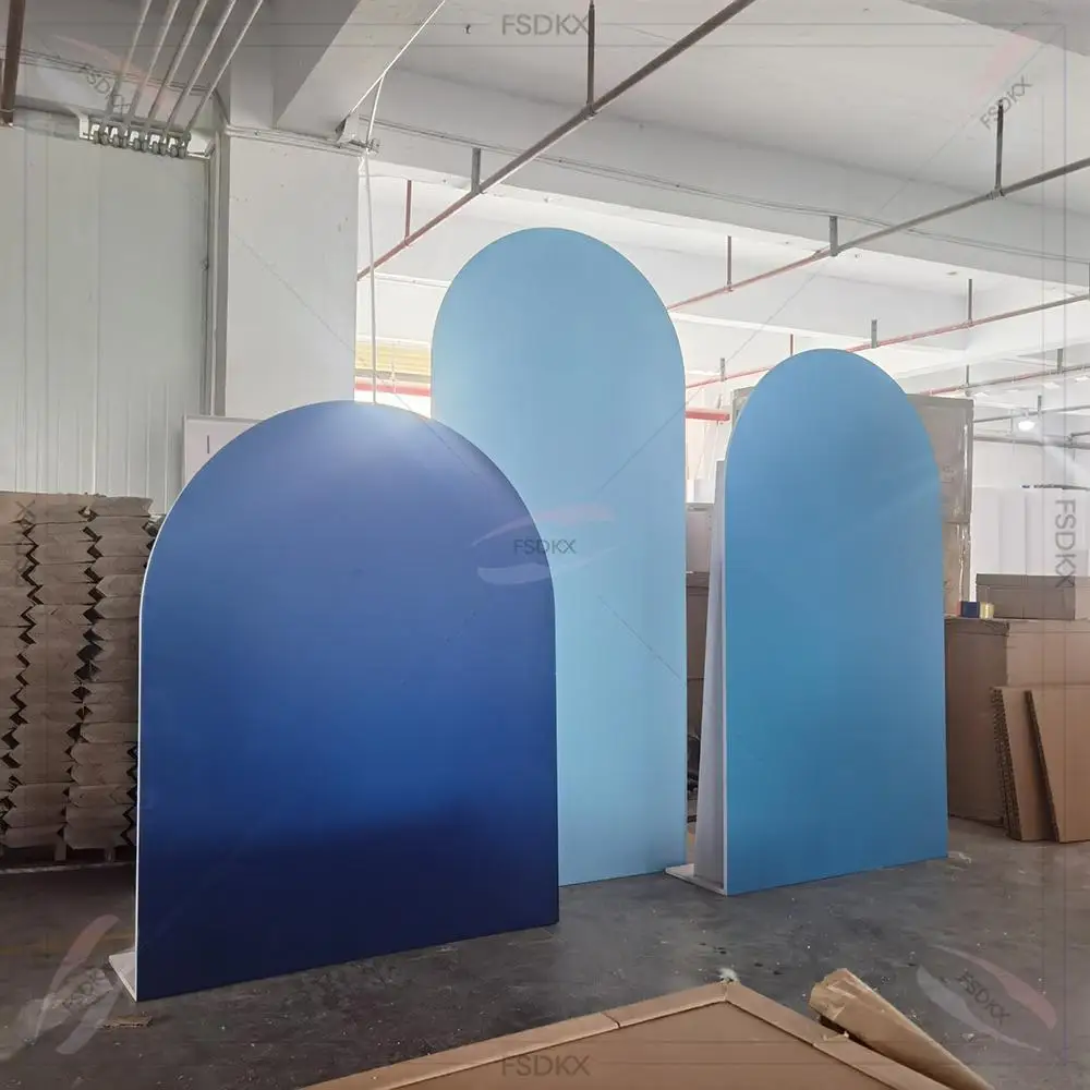 

Chepaer White Pvc Back Drop Arches Backdrop Decoration Stand Pvc Arched Panel Backdrops