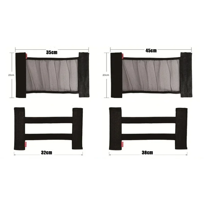 سيارة الخلفي الخلفي الجذع شبكة مرنة الأشرطة الثابتة سيارة الداخلية المنظم طفاية تخزين صافي المقعد الخلفي تحديد حقيبة اكسسوارات السيارات