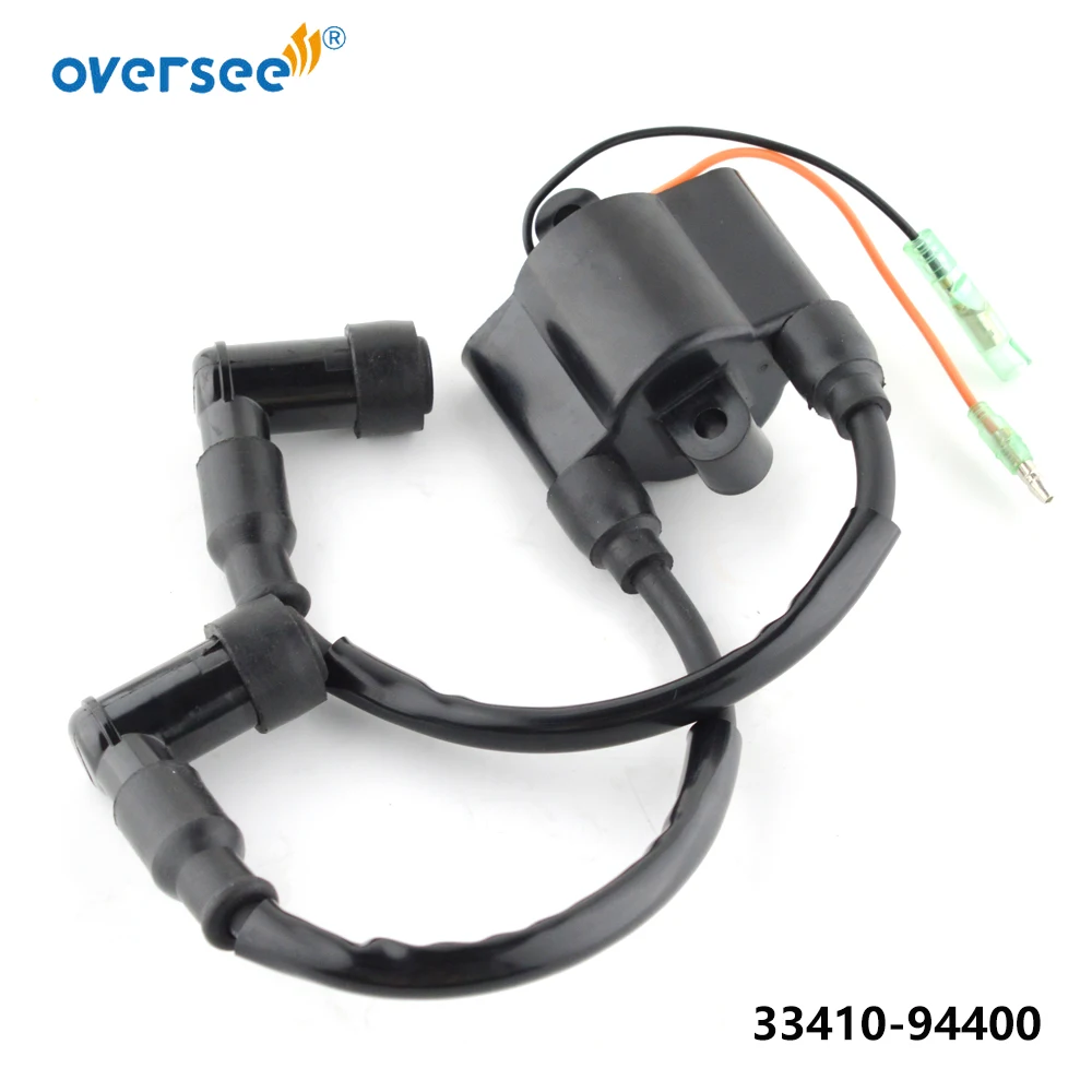 33410-94400 Ignition Coil for Suzuki 2/4Stroke 9.9HP 15HP 40HP Outbroad Engine 1996-2003 33410-92L10, 33410-92L11