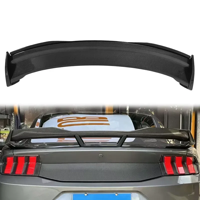 Wholesale Dry Carbon Fiber GT Style Rear Wing for Mustang 2024+ Rear Spoiler