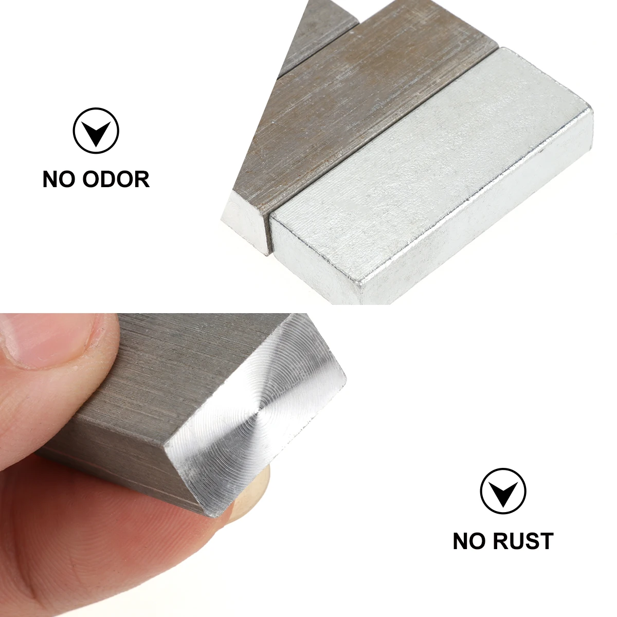 

9Pcs Cuboid Group Density Blocks Aluminum Iron Plastic for Physics Education Experiment Practical Set Cuboid Group