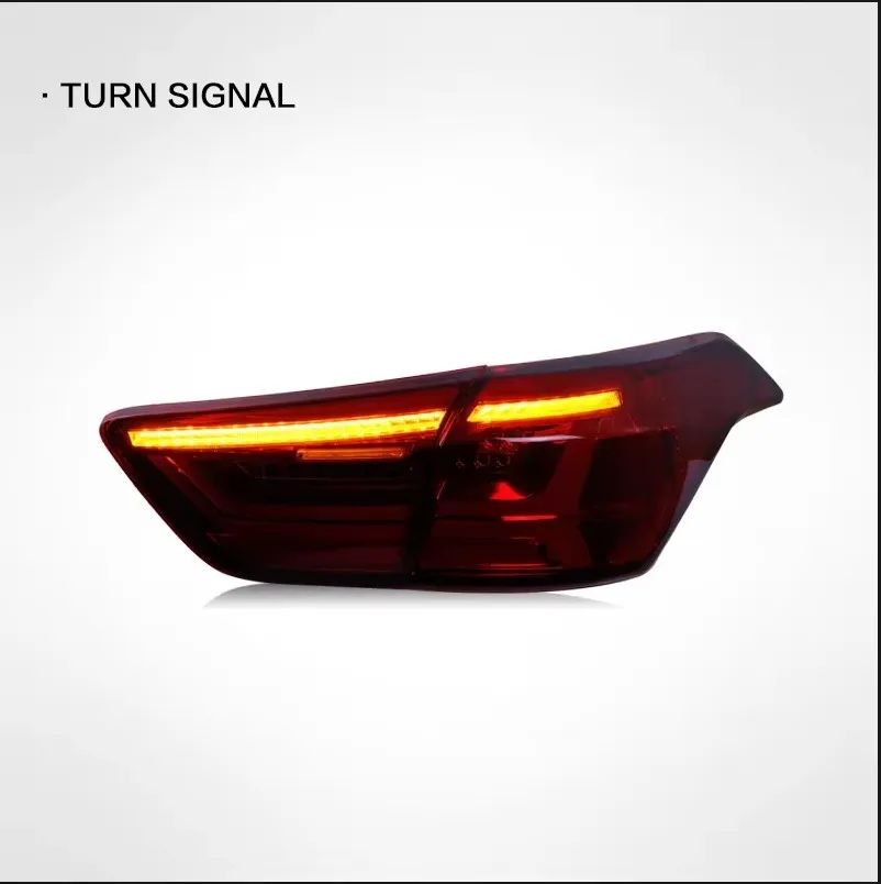 Car Tail Lamp for Hyundai Creta Ix25 2015 2016 2017 Full LED Taillights with Running Turn Signal Function Plug and play view 6