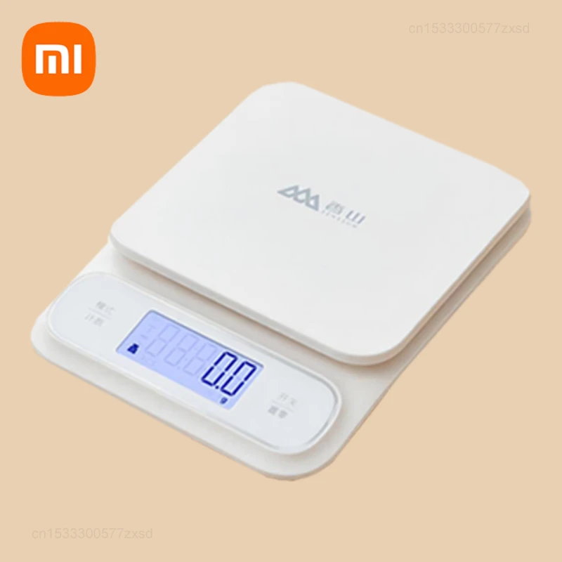 Xiaomi SENSSUN kuchenna waga elektroniczna 0.1g o wysokiej precyzji ładowania/bateria IP67 wielofunkcyjny wyświetlacz LCD do żywności cyfrowa waga