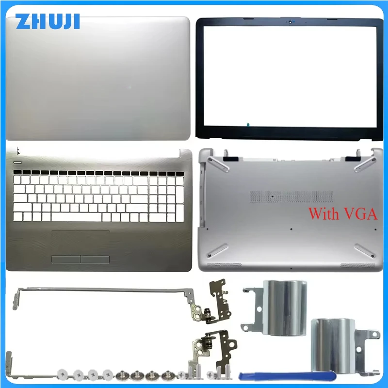 

Для 15-BS 15-BW 15-RA 15-RB 15Q-BU 250 G6 255 G6 TPN-C129 Новая задняя крышка ЖК-дисплея, рамка, шарнир, упор для рук, нижняя часть корпуса, верхний чехол для ноутбука