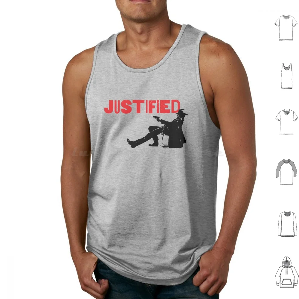 Justified Chill Tank Tops Vest Sleeveless Crime Tv Series Elmore Leonard Timothy Olyphant Crime Drama Tv Show