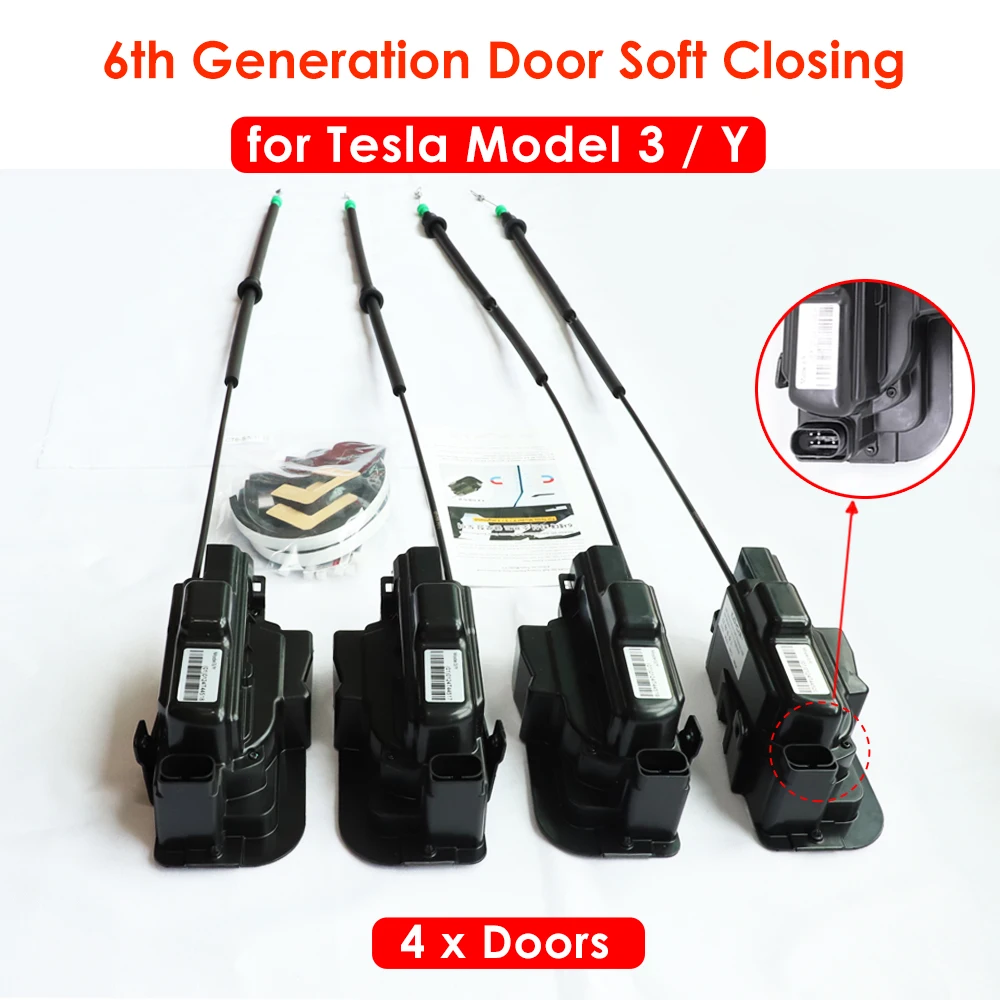 Tesla Model Y 3 YL Soft Closing Nieuwe Y Juniper Soft Close Smart Auto Elektrische Zuigdeur Sluiting Openen Hoge Anti-Klem - afbeelding 1