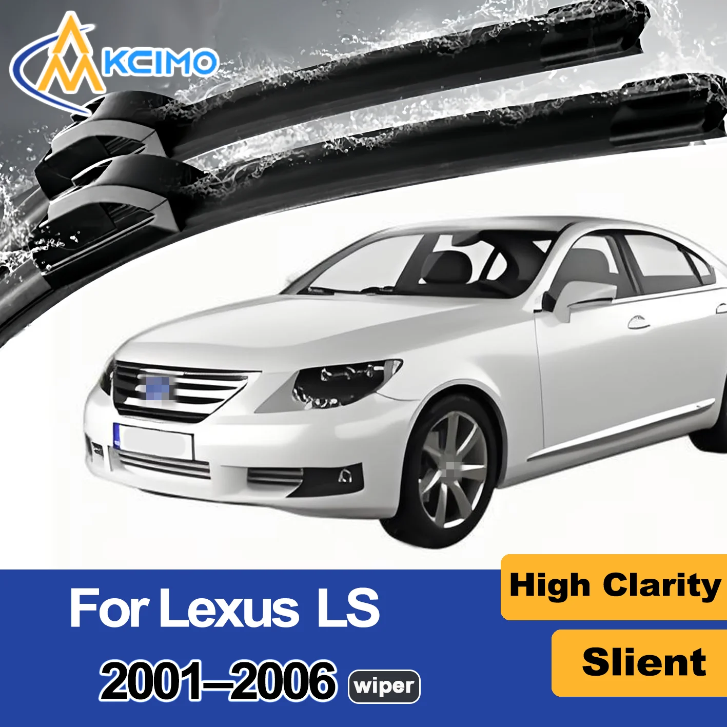 

2PCS New Front Windshield Wiper Blade for Lexus LS XF30 2001-2006 Front Windshield Auto Wipers Blade Accessories 2006 2005 2004