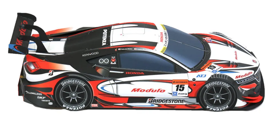 Wrc 2016 nsx CONCEPT-GT 1:24ペーパーモデルカー、ダカールワールドラリーレーシング折り紙アート、手作り3dペーパークラフトdiyクラフトZX-148