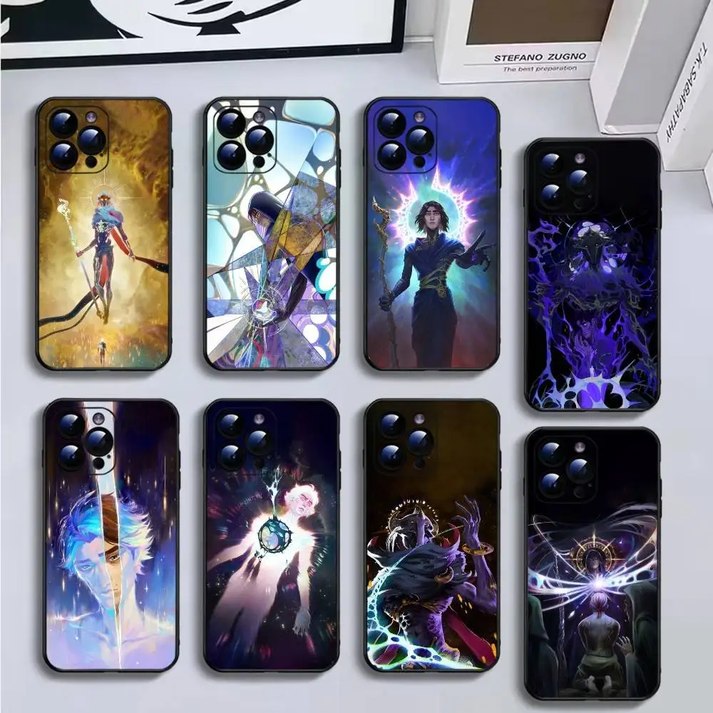

Anime Arcane Viktor Phone Case For iPhone16,15,14,13,12,11 Plus,Pro Max,XS,X,XR,SE,Mini,8,7,Soft Black Cover