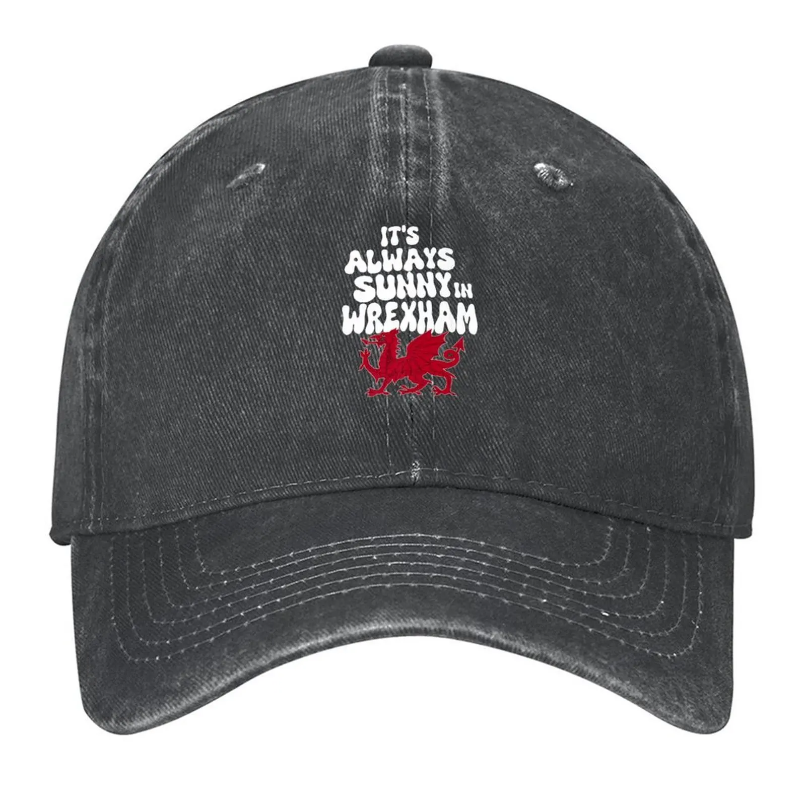 

It's Always Sunny in Wrexham Baseball Cap Hat Man For The Sun hats for men Trucker Cap Brand Man cap For Women 2025 Men's