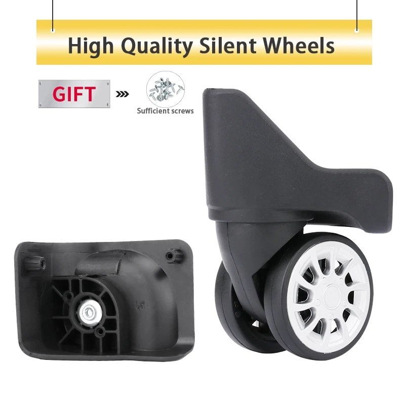 

Trolley Box Wheel Accessories Replacement Shock-Absorbing High-Quality Universal Wheel Password Box Wear-Resistant Rubber Wheels