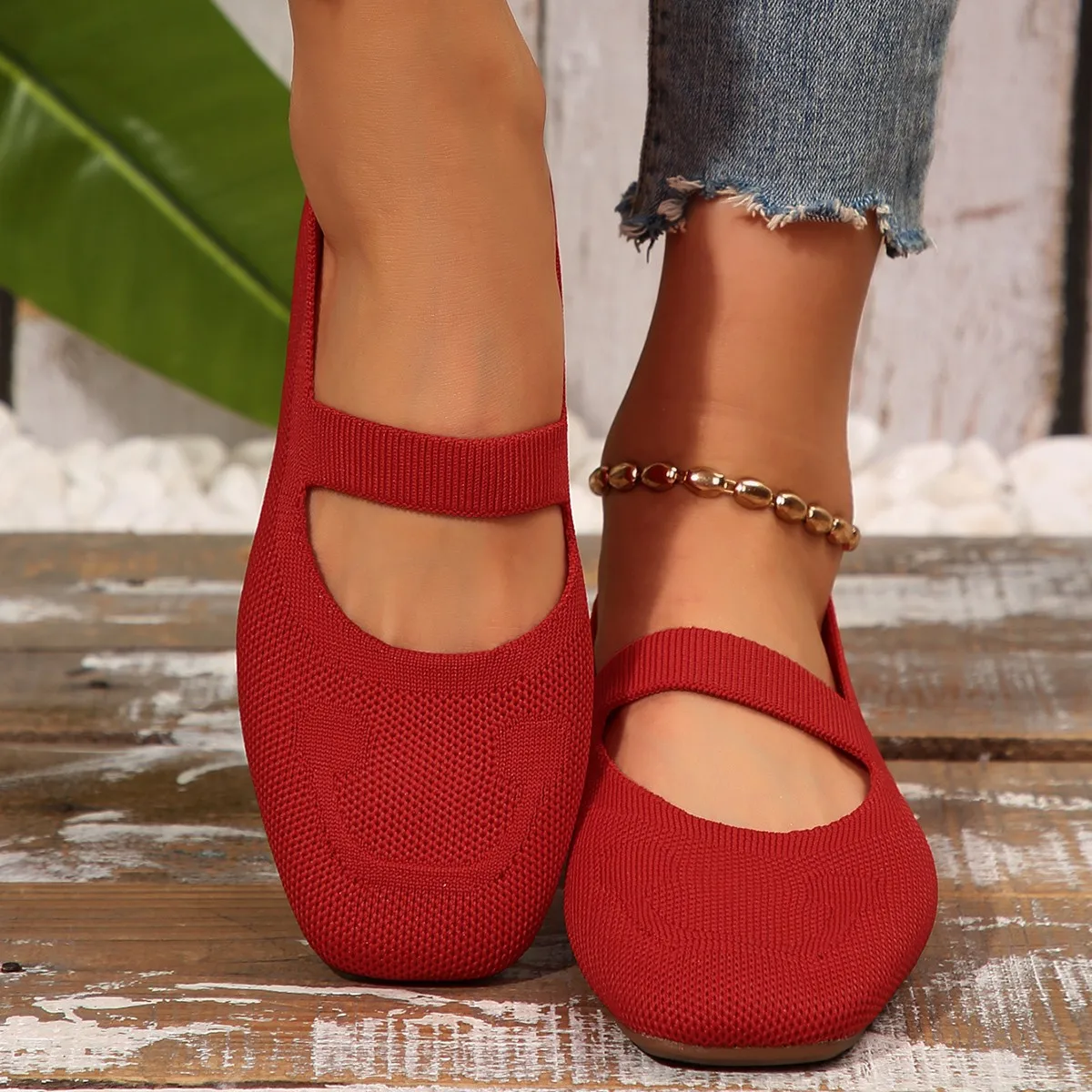

New Fashionable Comfortable Mesh Flat Loafers Retro Breathable Casual Women Lightweight Shallow Shoes Zapatos De Mujer