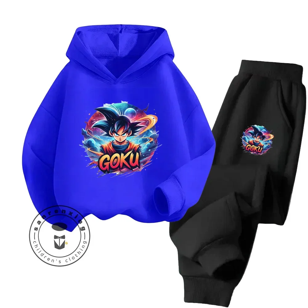 2024 Simple Chic Dragon Ball Long Sleeve Fashion Hoodie for Kids Elegant Design Delicate Details Fall Winter Hoodie Tracksuit