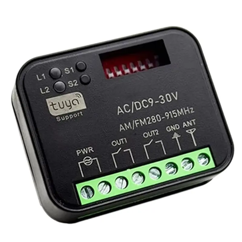 [LXYA68Z!] For RX-MULTI Tuya 433Mhz 868Mhz 2CH Universal WIFI Gate Remote Control Receiver 300-868Mhz Controller
