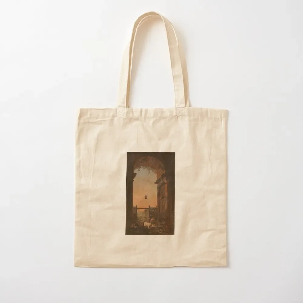 The Return of the Cattle ca. 1773–75 Hubert Robert Tote Bag shopping trolley bag tote bags men canvas shopping bag Cloth bags