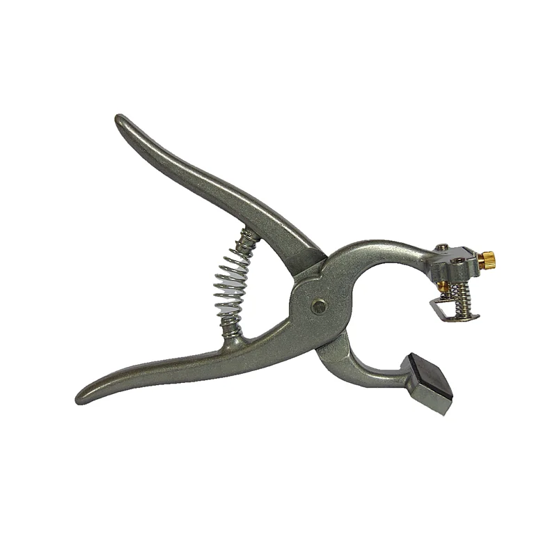 New Metal Veterinary Equipment Pet Animal Pigs Tattoo Pliers  Forceps Ear Prick Pliers  Numerical Letters  Ear Pricks for Cows