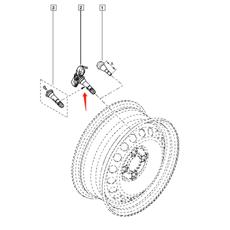 

Датчик давления в шинах TPMS, 433 МГц, для Dacia, Renault, Opel, Nissan, Fiat, Lada 2005-2020, 6 шт.