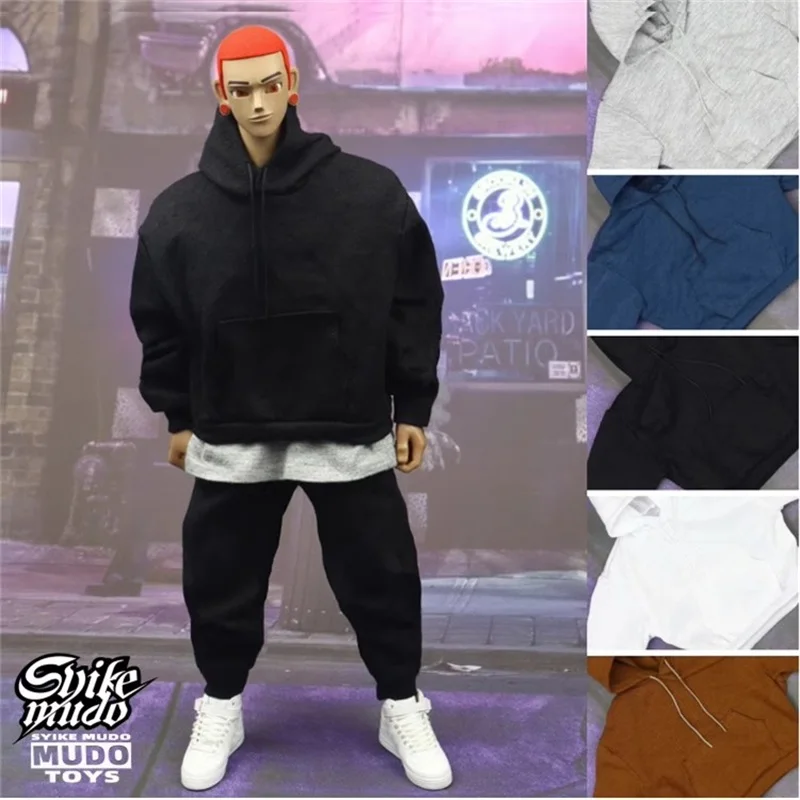 Sweat-shirt et pantalon de soldat Fat Up et At, accessoires de modèle, style hip-hop, Fit 12, figurines d'action en effet, SKM012, 1/6