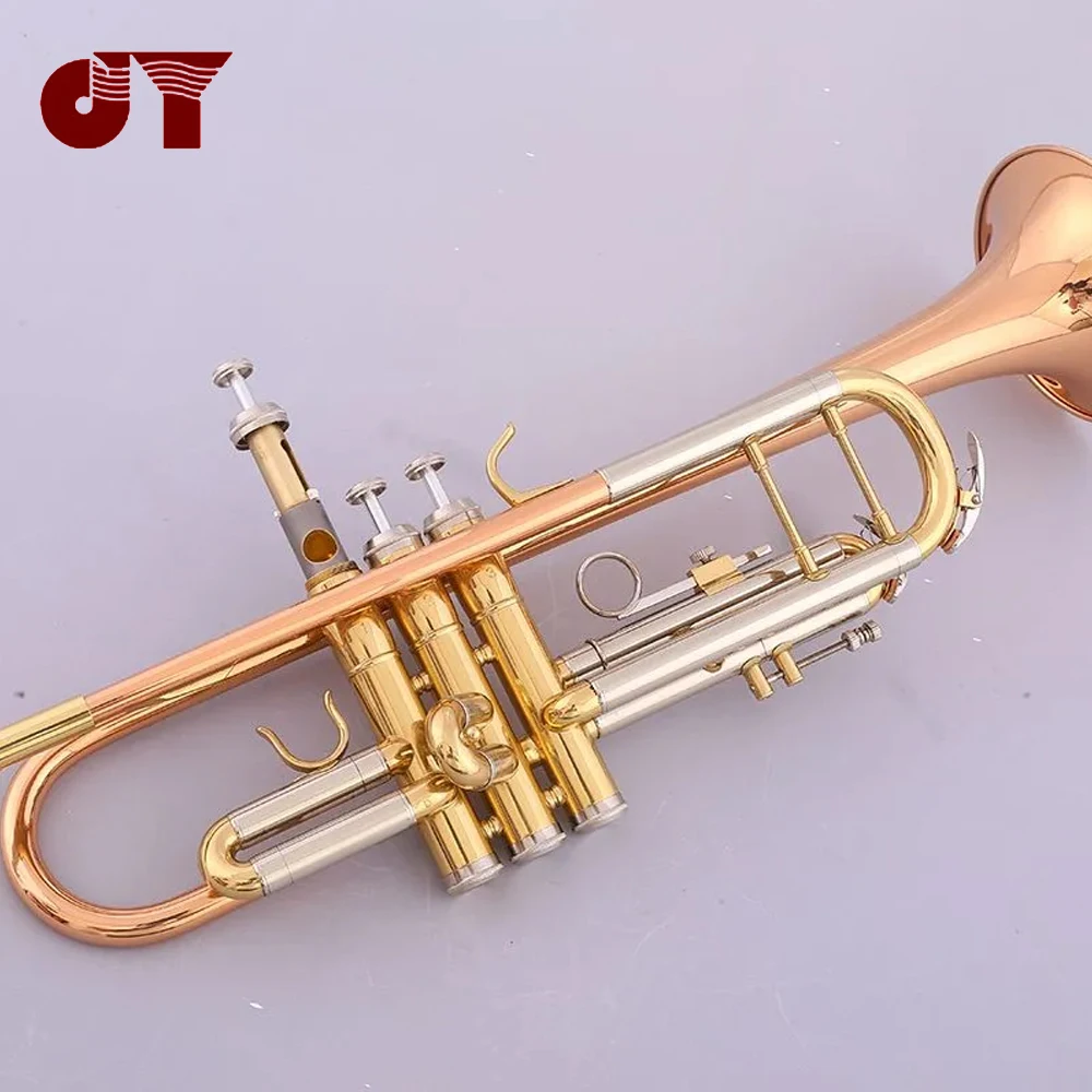 JYTR-M300G Trumpet B-flat Monel Se High Quality White Copper Tube Phosphor Copper Bell Mouth Double Support Reinforced Professio