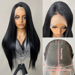 13x6 Synthetic Lace Front Wigs 30Inch Long Straight Blonde Wig For Black Women Natural Ombre Brown Cosplay Highlight Lace Wig