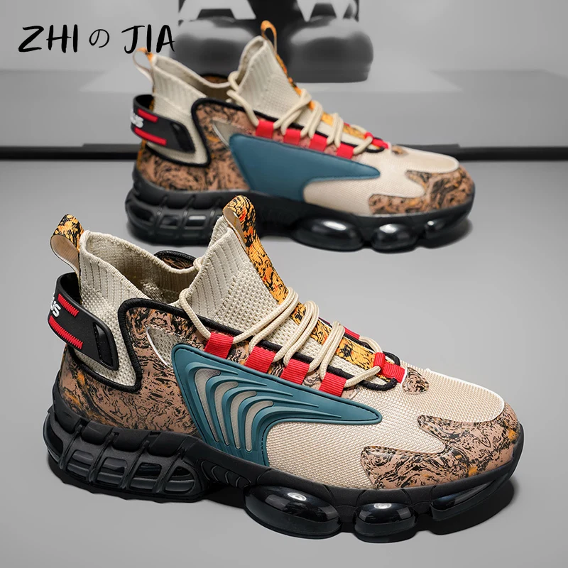 

Men's Mesh Sports and Leisure Shoes Outdoor Running and Fitness Shoes Men's Basketball Footwear Fashionable and Trendy Sneaker