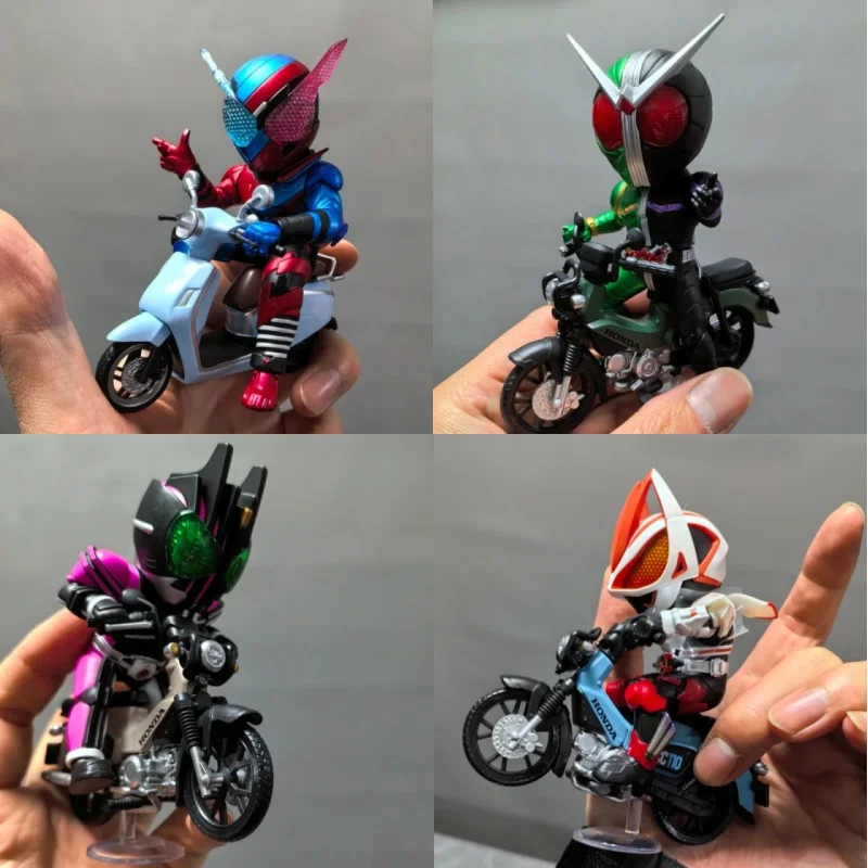 Spot Genuine Bandai Kamen Rider Bnfigure Q Series And Motorcycle Joint Blind Box Trendy Toy Figurine Collection Gift
